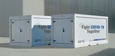 MECOTEC GmbH: German MECOTEC Group launches one-stop-solution for deep-freeze, transport, storage and distribution for COVID-19-Vaccines with its first Mobile Hybrid Container