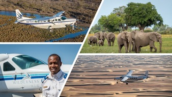 Schaffelhuber Communications: Noch mehr Abenteuer im Südlichen Afrika: Wilderness Air bietet Freiflug-Promotion und erweitert Streckennetz
