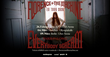 MCT Agentur GmbH: Florence + the Machine mit neuem Album "Everybody Scream" live in Deutschland!