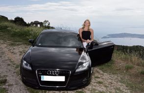 Audi AG: Charlène Wittstock fährt Audi TT