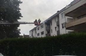 Feuerwehr und Rettungsdienst Bonn: FW-BN: Feuer auf Balkon  - schnelles Eingreifen der Feuerwehr verhindert Wohnungsbrand