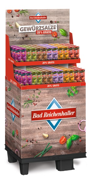 Bad Reichenhaller holt mit BBQ-Gew&uuml;rzsalzen auch Veganer und Vegetarier ab