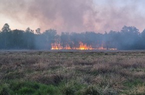 Polizeidirektion Bad Segeberg: POL-SE: Henstedt-Ulzburg - Moorbrand - Kriminalpolizei hat die Ermittlungen aufgenommen - Korrekturmeldung