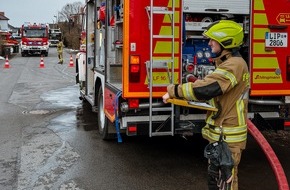 Feuerwehr Detmold: FW-DT: Dachstuhlbrand in der Hardenbergstra&szlig;e