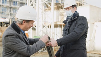 BPD Immobilienentwicklung GmbH: Kwartier Werk: 80 Prozent der Wohnungen sind verkauft und der Grundstein gelegt