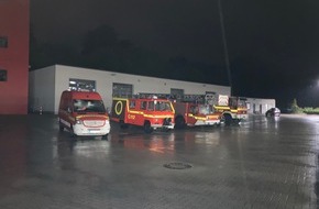 Feuerwehr Hattingen: FW-EN: Hattinger Feuerwehr bewältigt 120 Unwetter-Einsätze in 4,5 Stunden