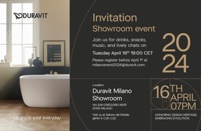 DURAVIT AG: Salone del mobile - wir freuen uns auf Sie!