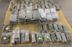 Landespolizeipräsidium Saarland: POL-SL: Festnahme bei Drogenverladung in Saarbrücken / Über 100 Kilogramm Rauschgift sichergestellt