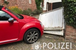 Polizeipräsidium Westpfalz: POL-PPWP: Auto macht sich selbstständig