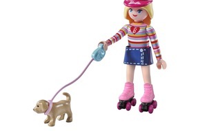 PLAYMOBIL: Playmobil und Mattel vereinen zwei Ikonen: Barbie® wird Teil der Playmobil-Welt / Erster Einblick zeigt Barbie auf Rollschuhen - vollständiger Produktlaunch im Sommer 2026