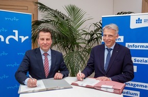 MDR Mitteldeutscher Rundfunk: MDR schließt Kooperation mit Hochschule Mittweida und baut damit sein regionales Netzwerk aus