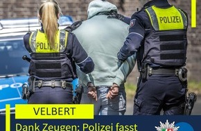 Polizei Mettmann: POL-ME: Polizei fasst mutma&szlig;lichen Autoteile-Dieb - 2601023