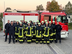 FW Beverungen: Erfolgreicher Abschluss des Atemschutzgeräteträgerlehrgangs / Neues Fachpersonal für Beverungen