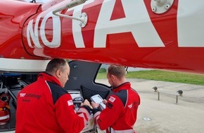 DRF Luftrettung: Hirnblutungen mit einem Bluttest erkennen / DRF Luftrettung testet neues Verfahren auf ihrem Stuttgarter Hubschrauber