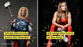 Stiftung Lesen: Pressemitteilung: Prominente Stimmen halten das Lesen hoch