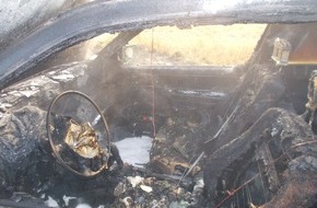 Polizeidirektion Landau: POL-PDLD: Auto nach Unfall ausgebrannt