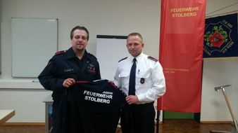 Feuerwehr Stolberg: FW-Stolberg: Sportanzüge für die Jugendfeuerwehr