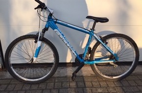 Kreispolizeibehörde Rhein-Kreis Neuss: POL-NE: Polizei sucht Eigentümer eines blau-weißen Mountainbikes (Foto in der Anlage)