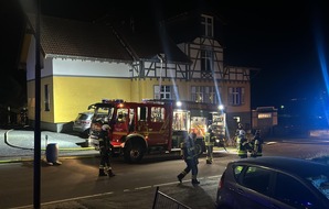 Feuerwehr Sprockh&ouml;vel: FW-EN: Brand im 1. Obergeschoss