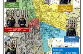 Polizeiinspektion L&uuml;neburg/L&uuml;chow-Dannenberg/Uelzen: POL-LG: ++ Team der L&uuml;neburger KontaktbeamtInnen komplettiert und aufgewachsen - Sextett nun in L&uuml;neburg pers&ouml;nlich pr&auml;sent und ansprechbar" ++