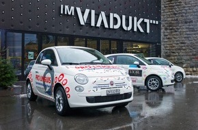 qiibee ag: qiibee hat die drei ersten Fiat 500 verschenkt (BILD)