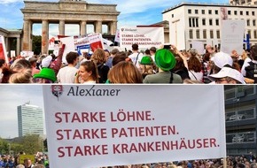 Alexianer-Verbund: Über 1500 Alexianer gehen für ausreichende Finanzierung der Krankenhäuser auf die Straße