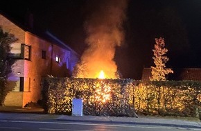 Kreispolizeibehörde Soest: POL-SO: Brandstiftung mit Brandbeschleuniger