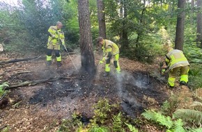 Feuerwehr Iserlohn: FW-MK: Waldbrand rechtzeitig entdeckt