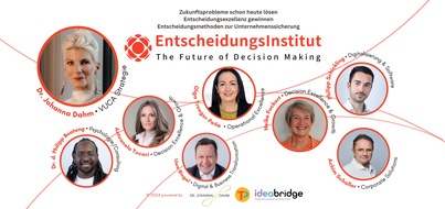 JANE UHLIG PR Kommunikation & Publikationswesen: EntscheidungsInstitut Frankfurt am Main I Neues EntscheidungsInstitut: Warum gründen? Dr. Johanna Dahm erklärt! Interview.