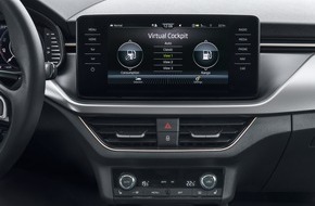 Skoda Auto Deutschland GmbH: SCALA- und KAMIQ-Käufer schätzen Top-Infotainment-Features wie Virtual Cockpit, Navigationssystem Amundsen und DAB