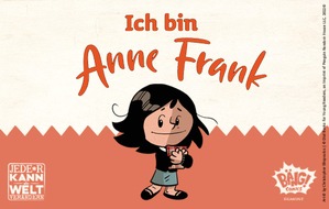Egmont Ehapa Media GmbH: Jede*r kann die Welt verändern: Die bewegende Lebensgeschichte von Anne Frank als Comic für Kinder