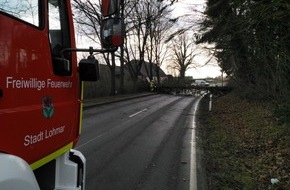 Freiwillige Feuerwehr der Stadt Lohmar: FW-Lohmar: Sturmtief Friederike