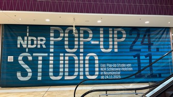 NDR Norddeutscher Rundfunk: NDR Schleswig-Holstein eröffnet Pop-up-Studio in Neumünster
