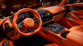 Der Aston Martin DBX707: technisch fortgeschrittener Innenraum ergänzt klassenbeste Leistungsfähigkeit