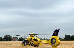 Feuerwehr Gladbeck: FW-GLA: Verkehrsunfall mit einer eingeklemmten Person