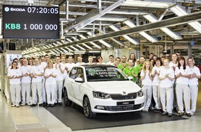 Skoda Auto Deutschland GmbH: Meilenstein erreicht: SKODA produziert erstmals 1 Million Fahrzeuge in einem Jahr (FOTO)