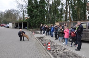 Polizeiinspektion Celle: POL-CE: Celle - Polizei hautnah - 63 Kinder beim Zukunftstag bei der Polizeiinspektion Celle