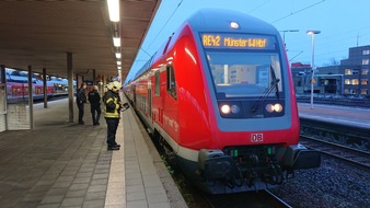 Feuerwehr Gelsenkirchen: FW-GE: Alarmstichwort: Brennt Bremsanlage eines Personenzuges