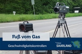 Landespolizeidirektion Saarland: POL-SL: Geschwindigkeitskontrollen im Saarland / Ankündigung der Kontrollörtlichkeiten und -zeiten für die 8. KW 2024