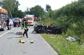 Feuerwehr Detmold: FW-DT: Schwerer Verkehrsunfall