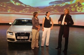 Audi AG: "Wetten, dass..?" dem Sport geholfen wird