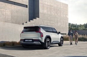 Kia Deutschland GmbH: Der neue Kia EV9: Bahnbrechendes Elektrofahrzeug mit progressivem Design und authentischem SUV-Charakter