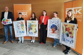 DAK-Gesundheit: Thüringen: Schüler aus Heringen/Helme gewinnt landesweiten Plakatwettbewerb gegen das Rauschtrinken