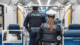 Bundespolizeidirektion München: Bundespolizeidirektion München: 31-Jähriger mit Anscheinswaffe in der S-Bahn: Keine Gefährdung von Reisenden