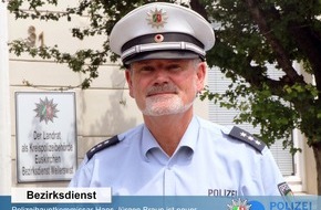 Kreispolizeibehörde Euskirchen: POL-EU: Hans-Jürgen Braun neuer Bezirksdienstbeamter Weilerwist