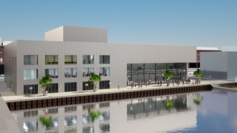 Autostadt GmbH: Autostadt baut im Auftrag der Volkswagen AG moderne Veranstaltungshalle am Hafenbecken