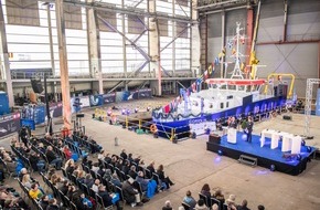Helmholtz-Zentrum Hereon: Hereon-Forschungsschiff CORIOLIS getauft worden