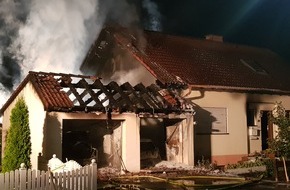 Polizeidirektion Pirmasens: POL-PDPS: Brand eines Einfamilienhauses