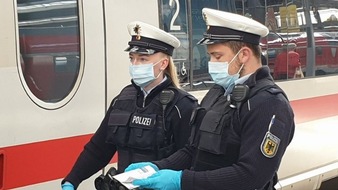 Bundespolizeidirektion München: Bundespolizeidirektion München: Schläge nach Hinweis auf fehlende Mund-Nasen-Bedeckung: 31-Jähriger im ALX leicht verletzt