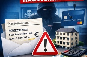Polizeipr&auml;sidium Oberhausen: POL-OB: Versuchter Betrug durch falsche Hausverwaltung - Polizei warnt vor neuer Masche